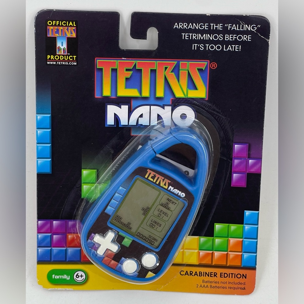 Tetris Game Official Nano Carabiner Edition #1735 Basic‎ Fun 2011 New Old Stock